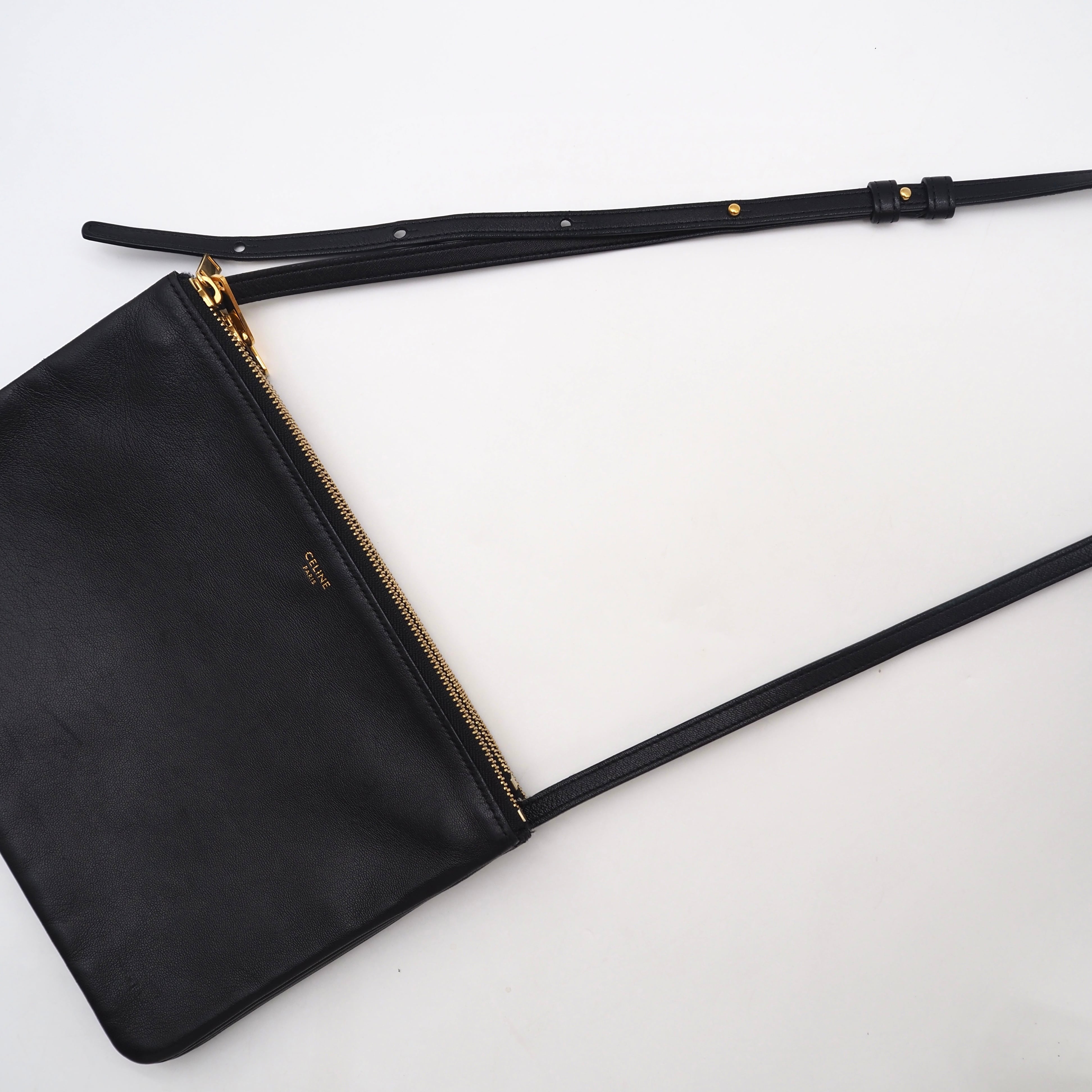 CELINE セリーヌ トリオ ラージ TRIO LARGE ショルダーバッグ レザー