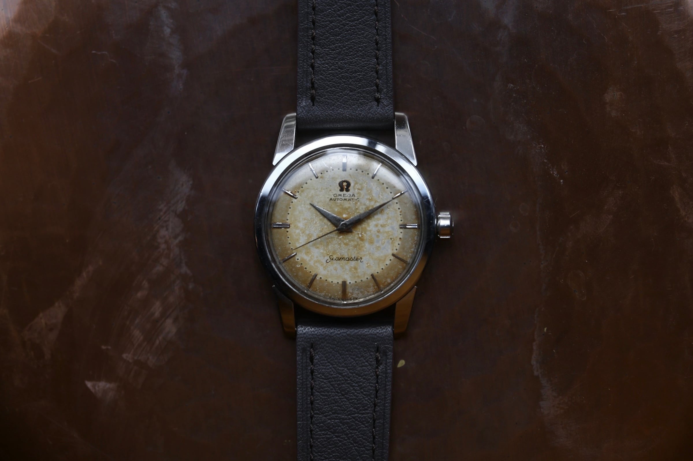 OMEGA】 1957年製 オメガ シーマスター 第三世代 砲弾インデックス