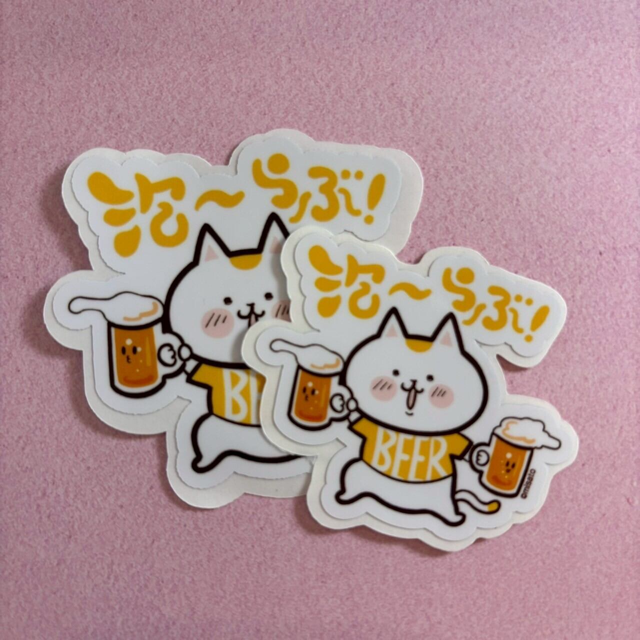 【泡~らぶ】ステッカー(2枚入り)