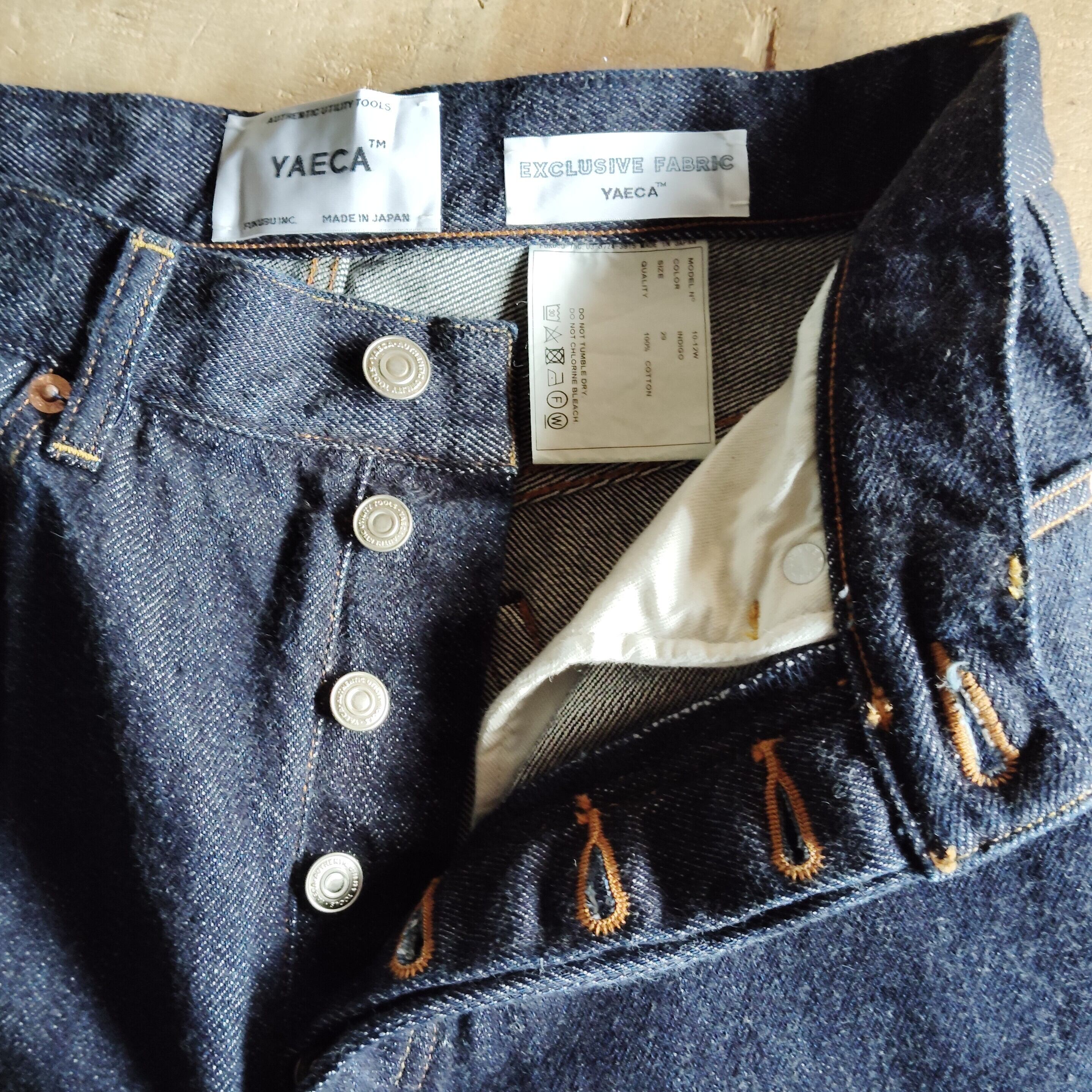 YAECA ヤエカ デニム 10-12W MEN'S WIDE TAPERED | Routes*Roots