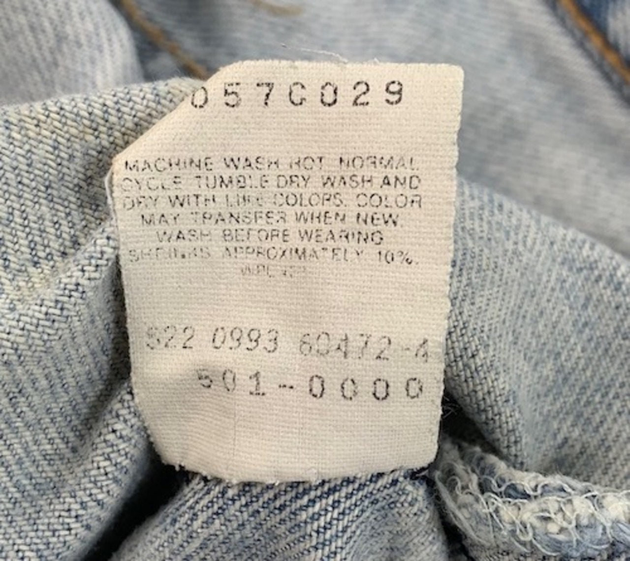 M-169 リーバイス Levis501 レギュラー 古着 1993年 米国製刻印522  W82cm(ぐるり)L70cm(股下)#copri