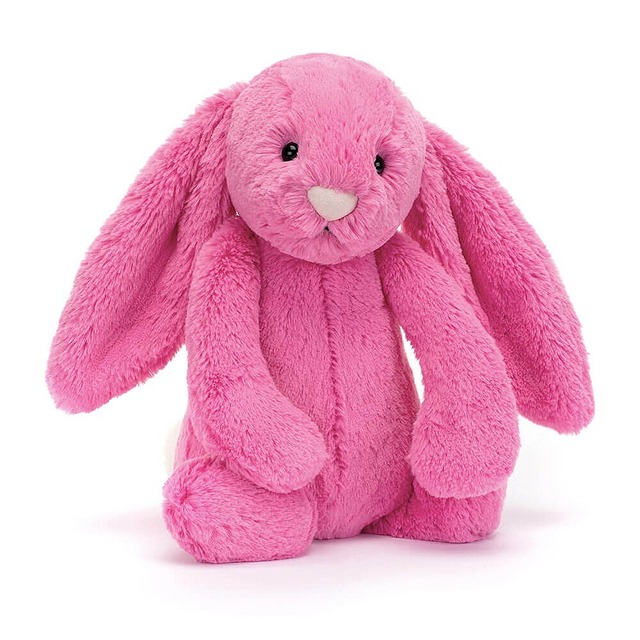 Bashful Hot Pink Bunny Medium_BAS3BHP