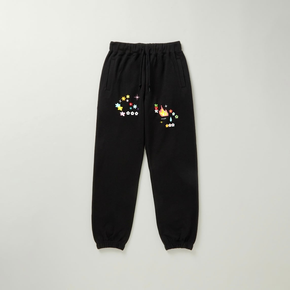 Sample embroidery sweat pants