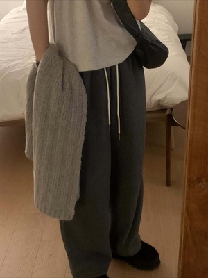 [LITER] snow fleece 2way straight pants