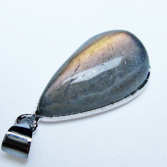 ラブラドライト ペンダント 一点物 メール便可 [M便 1/20] 112-11729