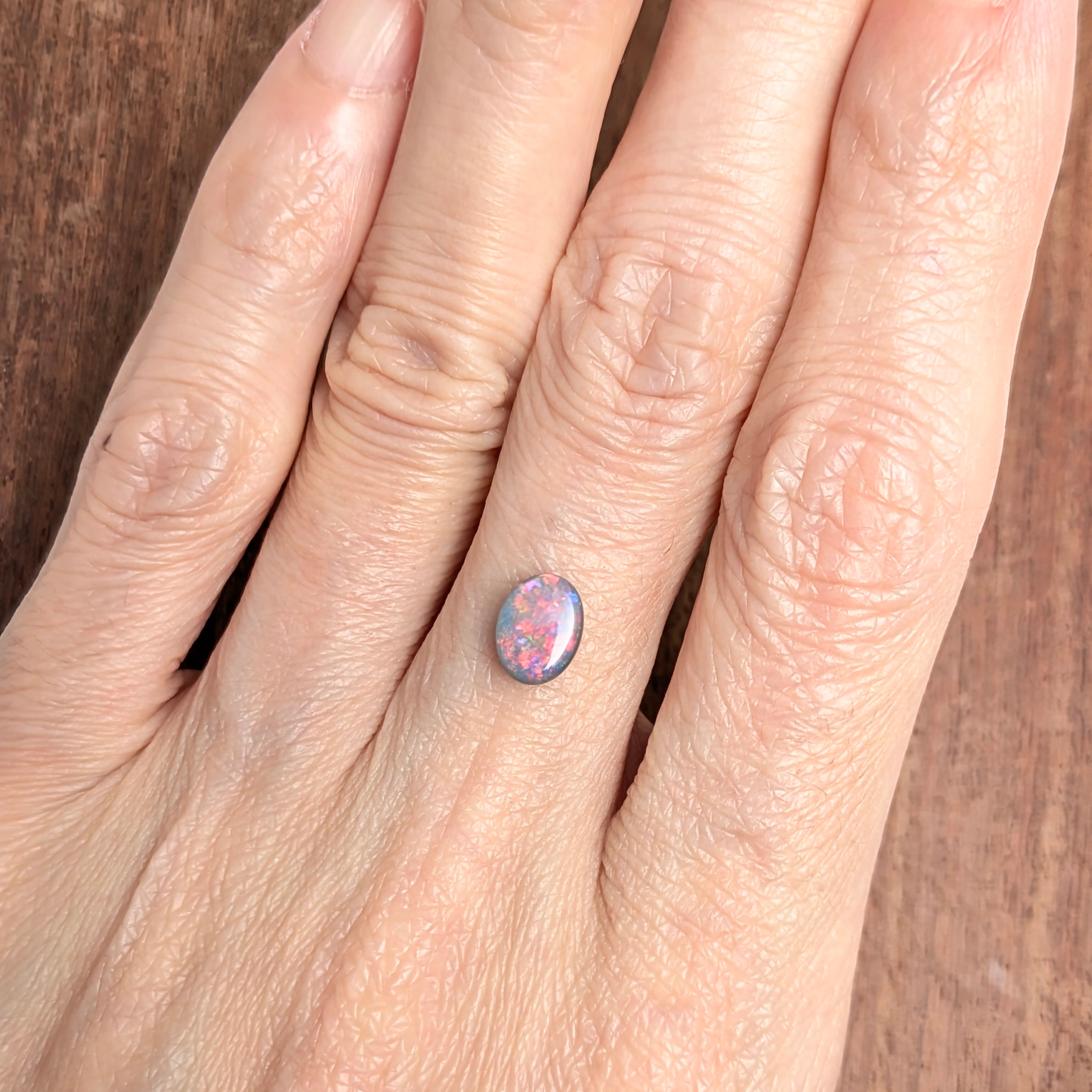 ブラックオパールルース オーストラリア産【0.63ct】 PRO208889