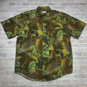 1990S BANANA REPUBLIC "LEAF PATTERN" SHIRT