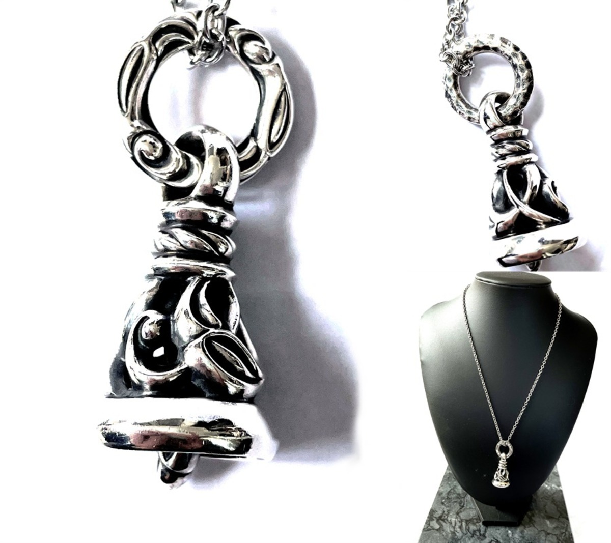 LEONARD KAMHOUT CRANE BELL ペンダントトップ 