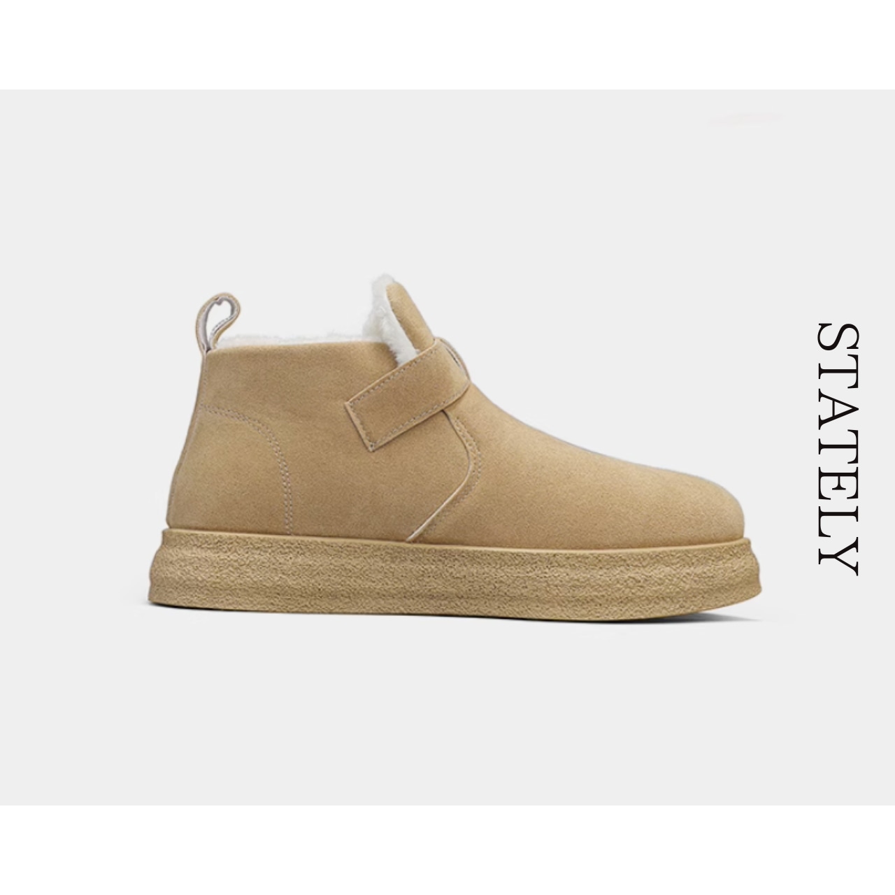 スエード ウォームショートブーツ/3color_S05・画像7