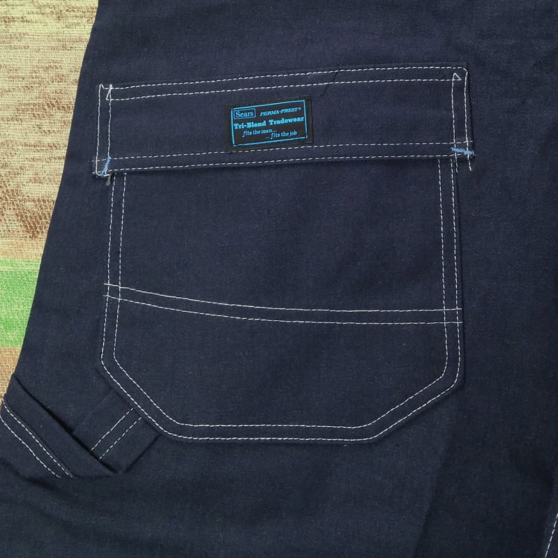 70s Sears TRI-BLEND Denim Work Pants (W40) DEAD-STOCK 70s Sears TRI-BLEND Denim Work Pants (W40) DEAD-STOCK