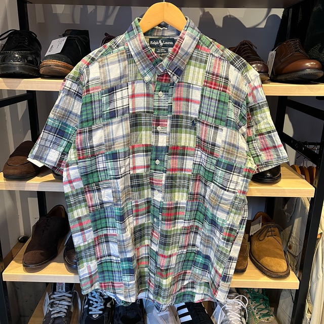 RALPH LAUREN S/S PATCHWORK SHIRT