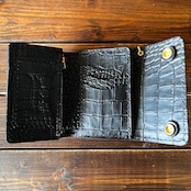 専用リンク【カスタムオーダー Trucker Wallet-10 クロコ型押しレザー】
