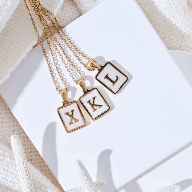 SHELL pallet necklace #n41