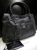 レア◆BALENCIAGA バレンシアガ 【ザ・パース】A4対応 ビジネス可 ユニセックス レザートート バッグ 黒◆ 使い勝手抜群の書類対応モデル♪