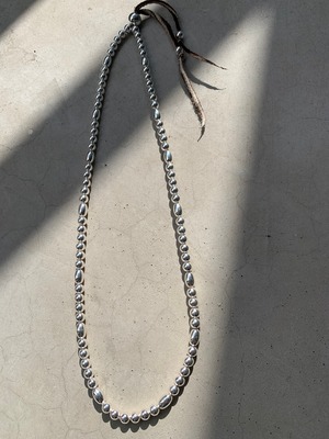 beads necklace / silver925