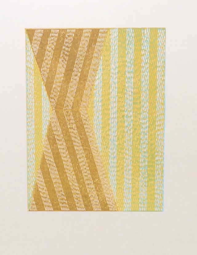 竹﨑勝代 TAKEZAKI Katsuyo 'sandglass' /woodcut print/sheet