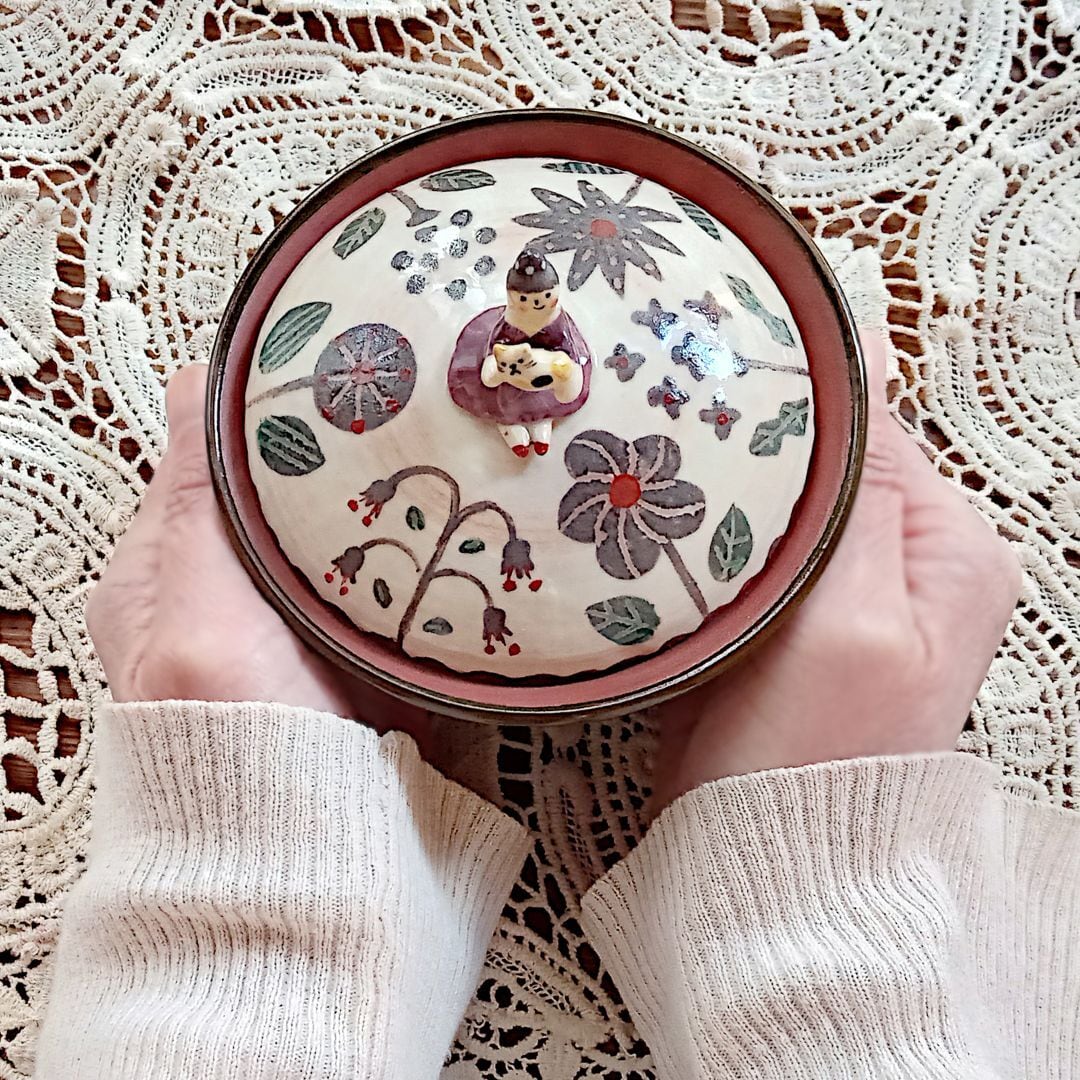 少女のふたもの 近藤 佳寿子 | こいし屋 -手しごと、くらしの道具のお店-