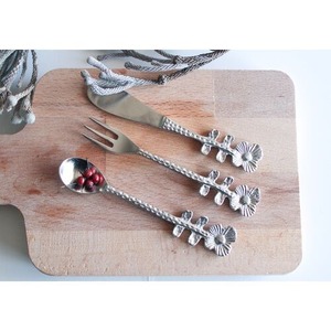 BRASS CUTLERY FLOWER ベロニカ フォーク