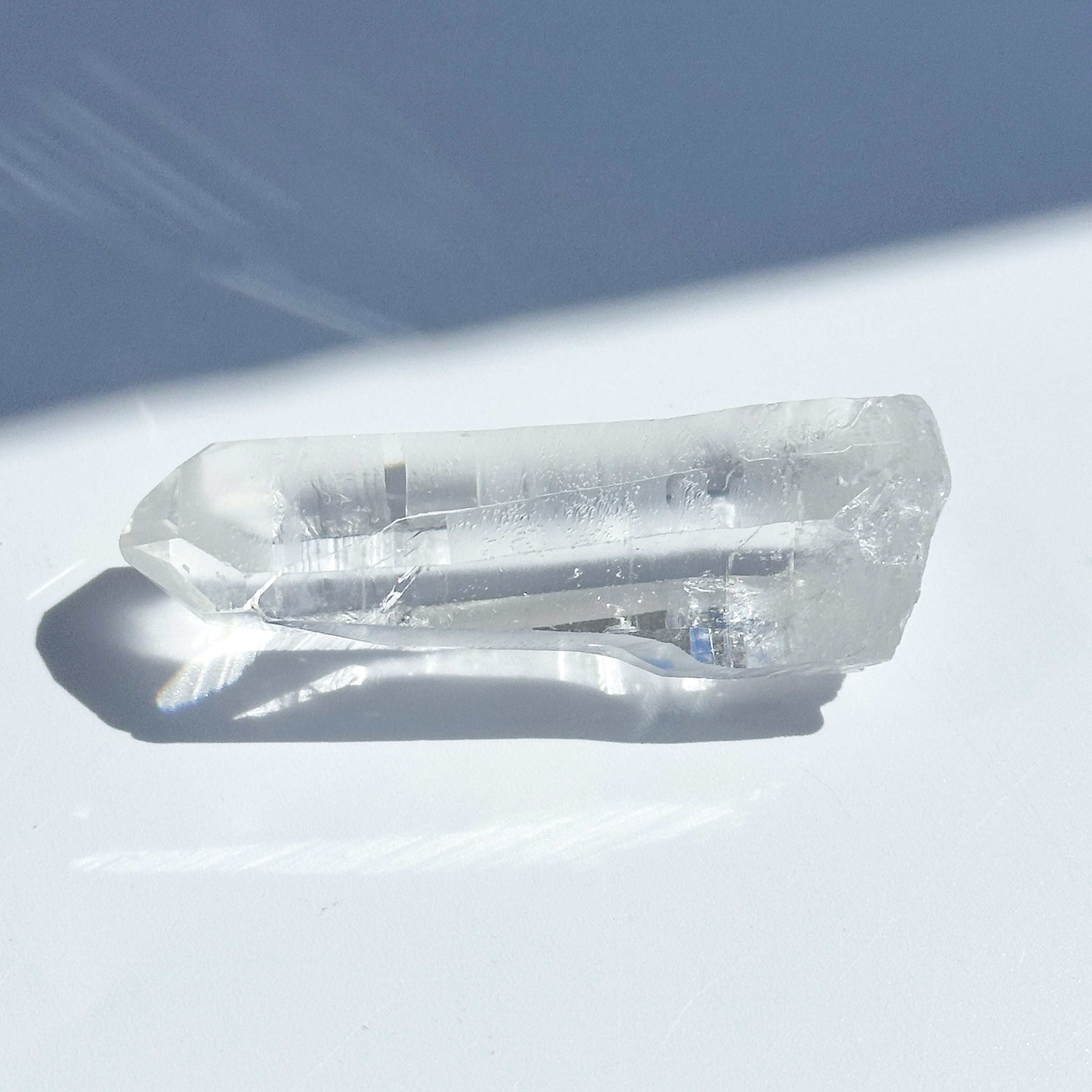 ゼッカ産クリアクォーツ ポイント 原石44 ◇ Clear Quartz ◇天然石