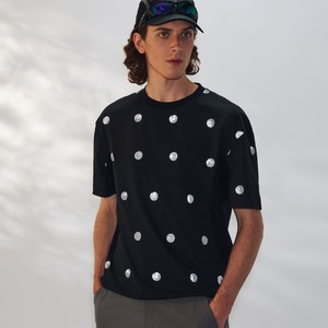 ドット・クルーネックTEE