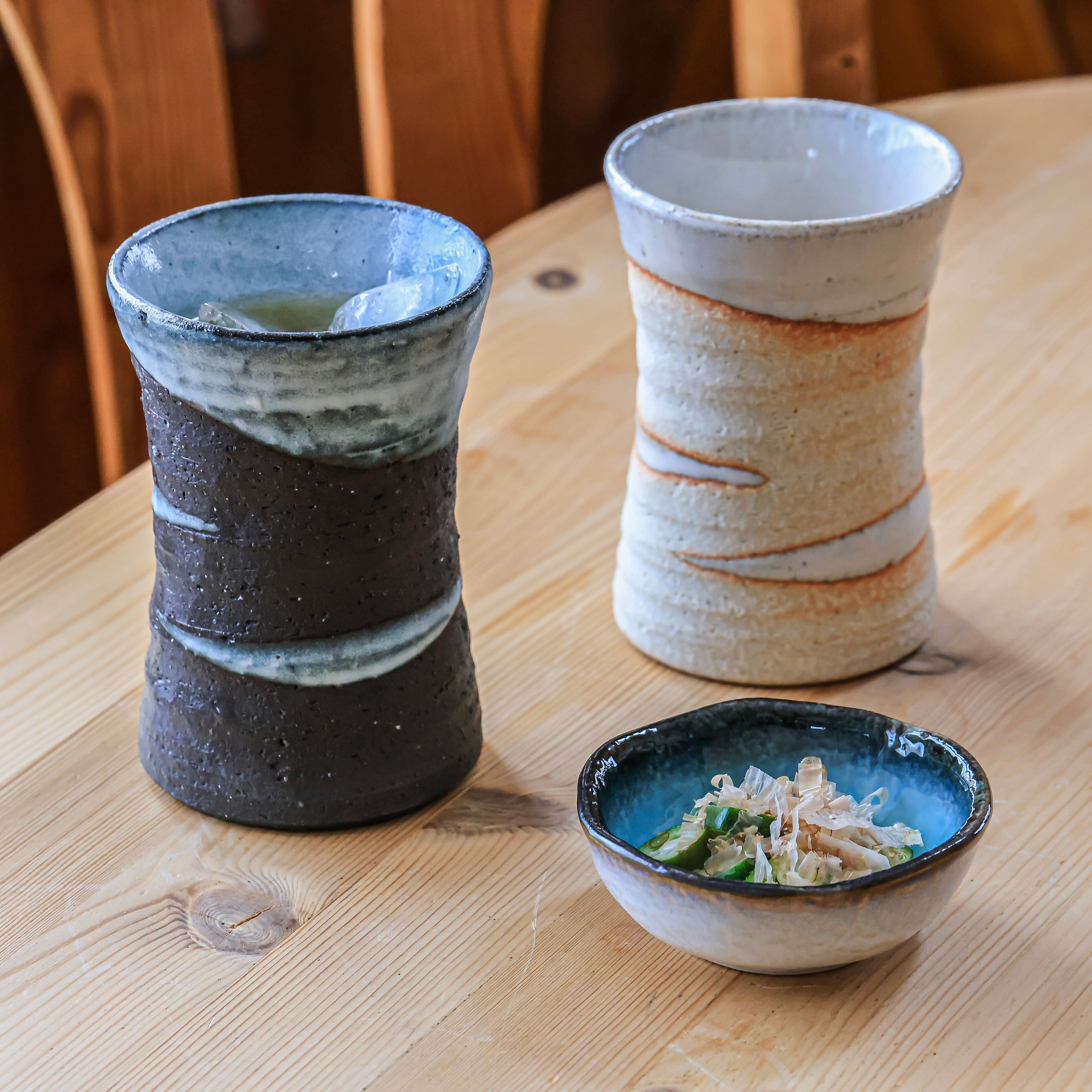 ロング焼酎カップ「白釉」