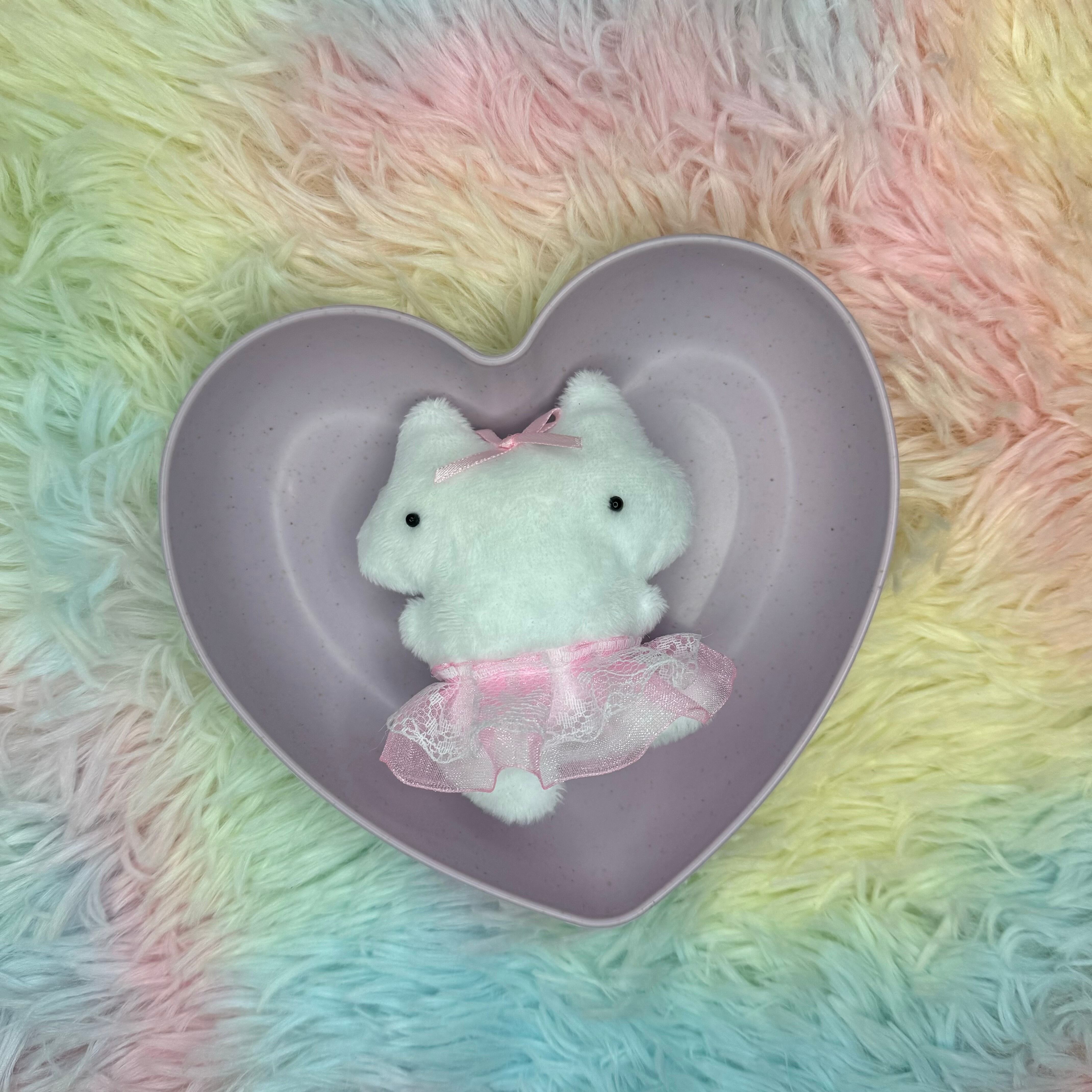ハンドメイドぬいぐるみ バレリーナ白こねこ(右向き) | Pay ID ハンドメイドぬいぐるみ バレリーナ白こねこ(右向き) | Pay ID