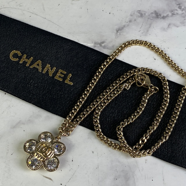 【最終処分SALE】CHANEL シャネル ココマーク 刻印 ネックレス ゴールド A-6967