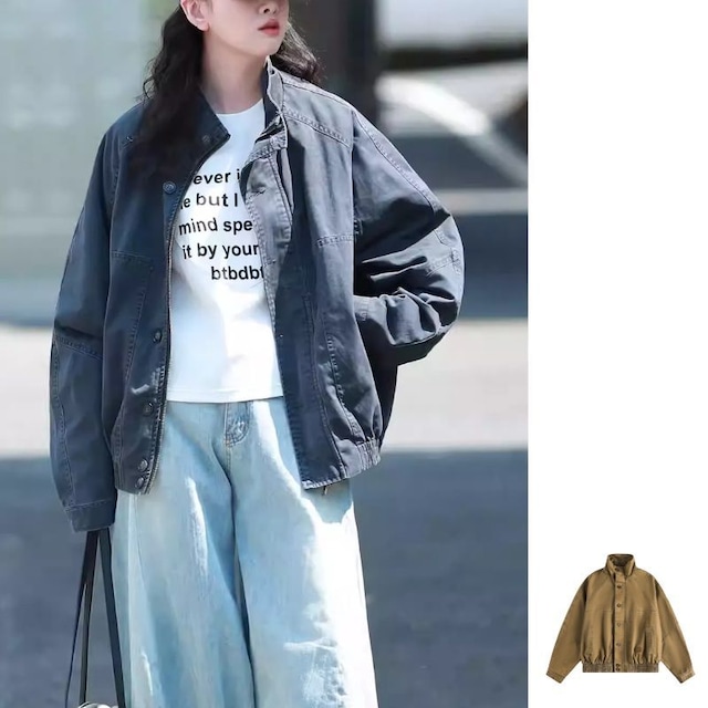 Stand collar jacket M14934