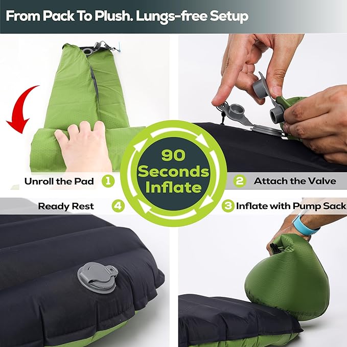 Gear Doctors 超軽量 エアーマット ApolloAir… (Multicolor