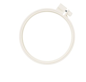 【特価処分】Clover 刺しゅう道具 カラフル刺しゅう枠 12cm アイボリー 57-262