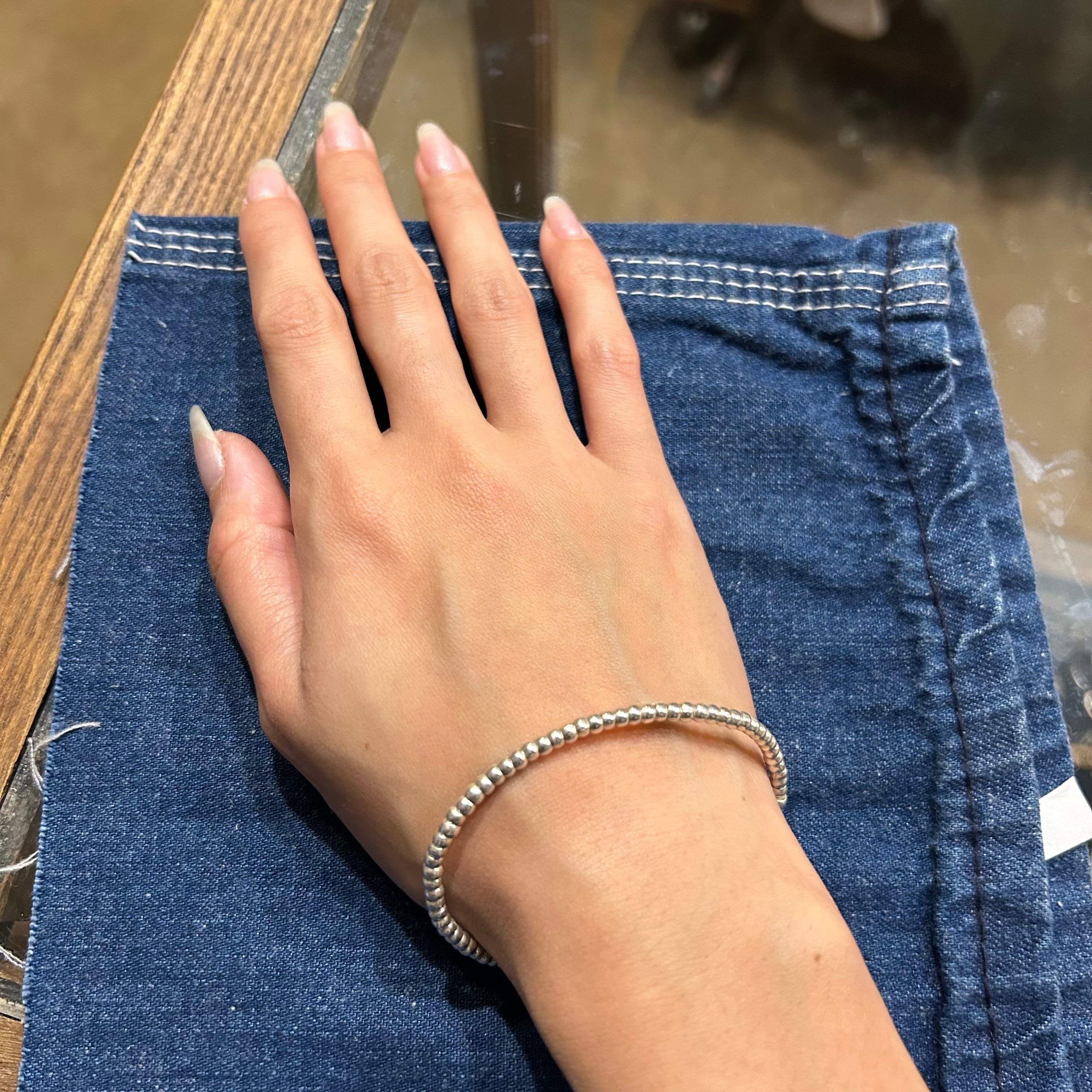 Karen silver bangle (21㎝) | CIRCUS VINTAGE