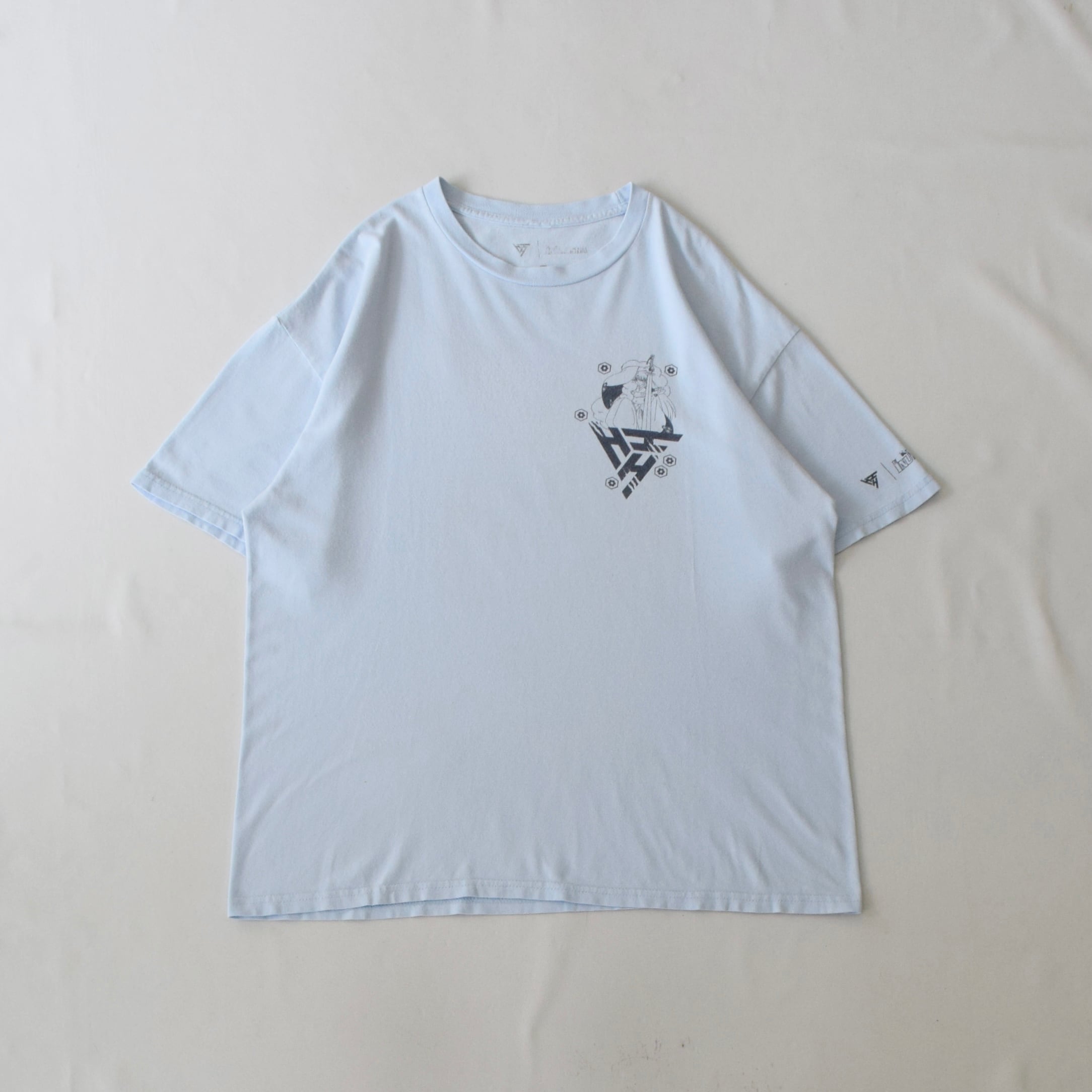 犬夜叉 殺生丸 Tシャツ メンズ L ブルー アニメT 古着 ヴィンテージ fc
