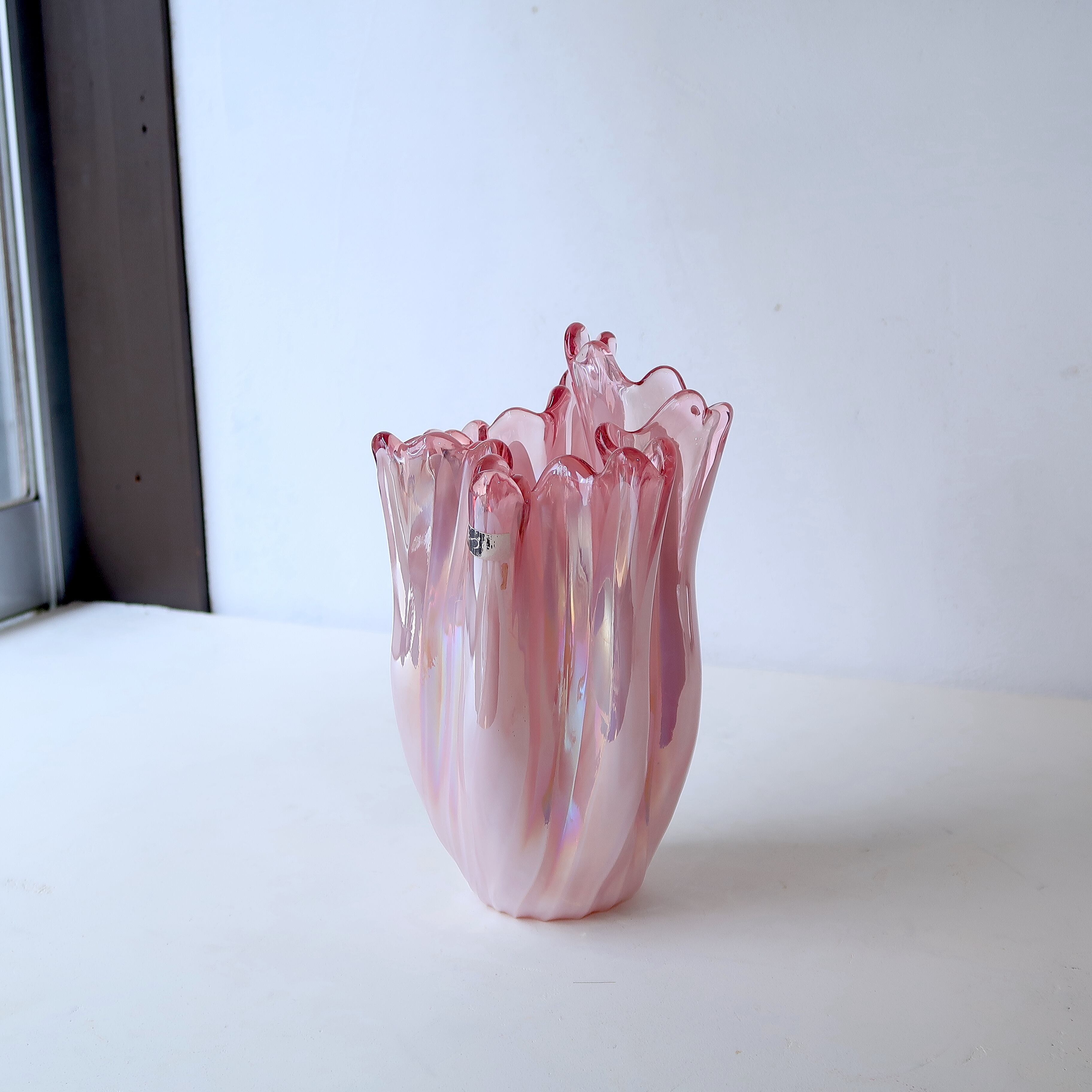 ピンクオーロラの花瓶-240724-1 | SUISUI