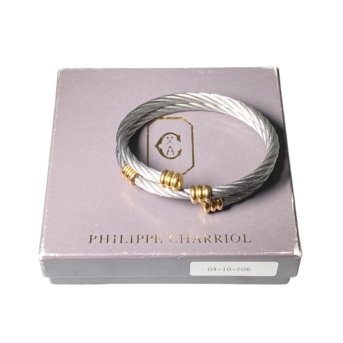 PHILLIPPE CHARRIOL combi color metal celtic wire bangle | NOIR ONLINE