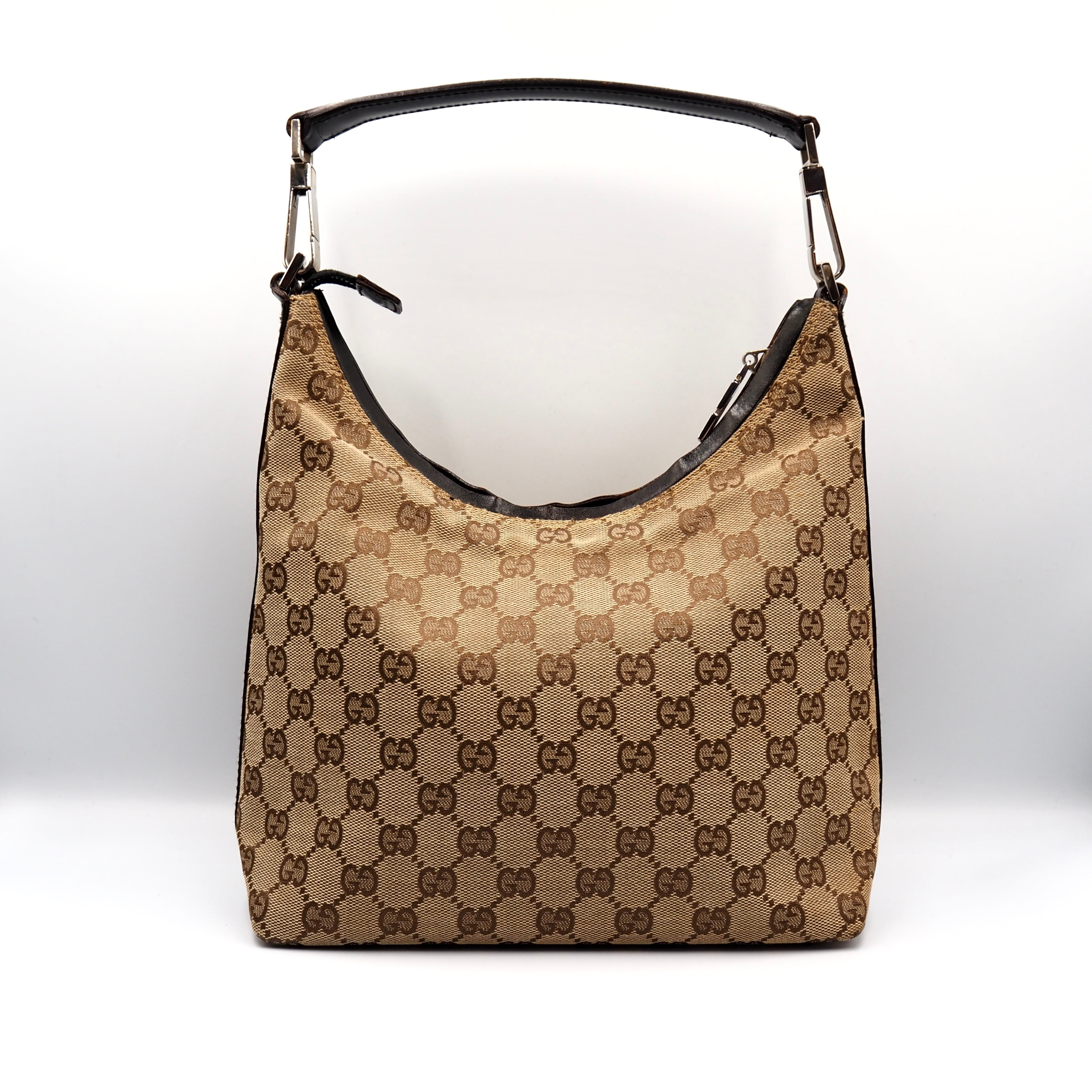 【グッチ】ショルダーバッグ キャンバス　レザー GGスプリーム　ワンショルダー GUCCI GGスプリーム ワンショルダーバッグ キャンバス レザー グッチ