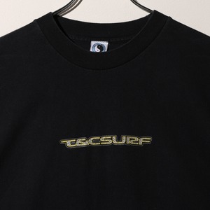 美品 L 90s USA 陰陽 T&C Surf サーフTシャツ ブラック 黒