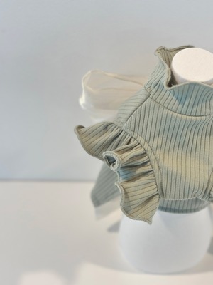 即納【avely】Ribbed ops khaki