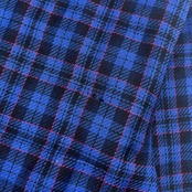 PIA SPORTS ピアスポーツ チェック ウール 長袖シャツ 4/ブルー メンズ ライカ