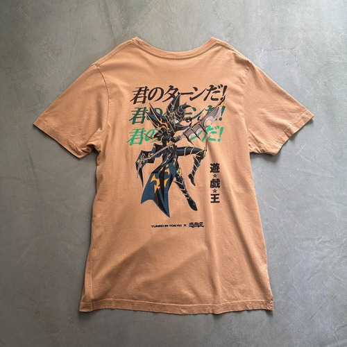 USA製　遊戯王　ブラックパラディン　アニメTシャツ　ベージュ　