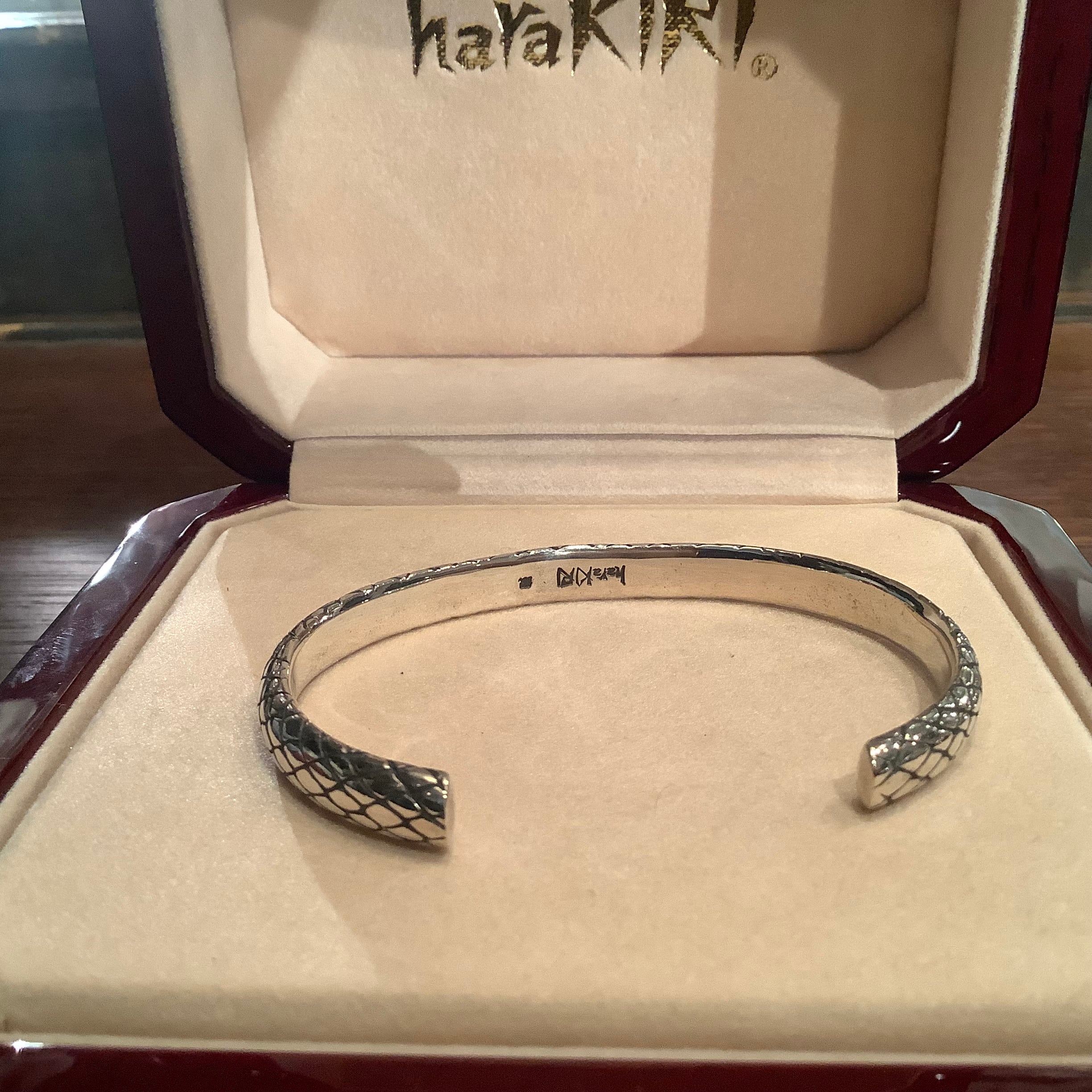 アクセサリー harakiri snake bangle haraKIRI ハラキリ スネークバングル（大）Silver Jewelry