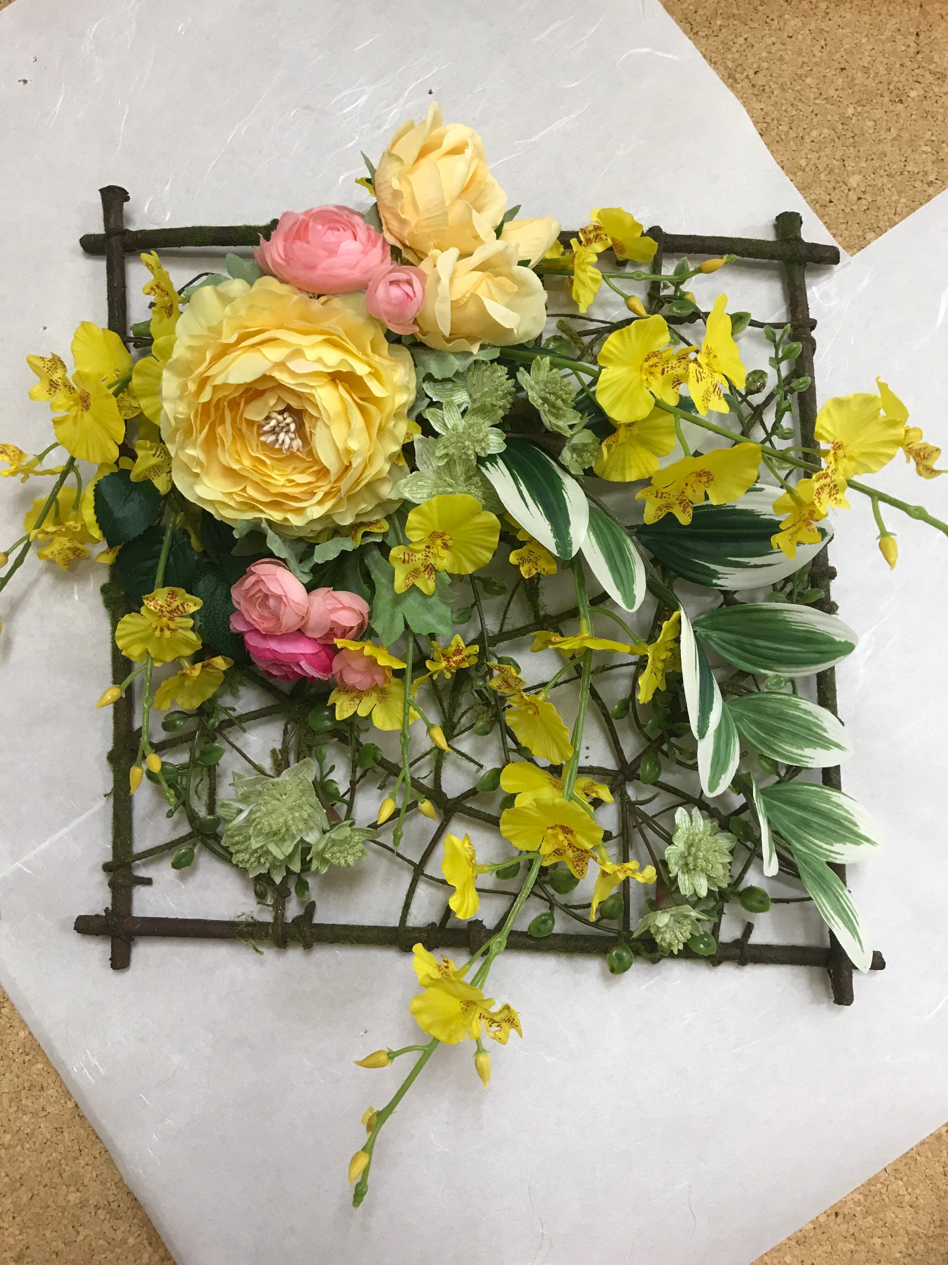 ウッドスクエアベースアレンジ