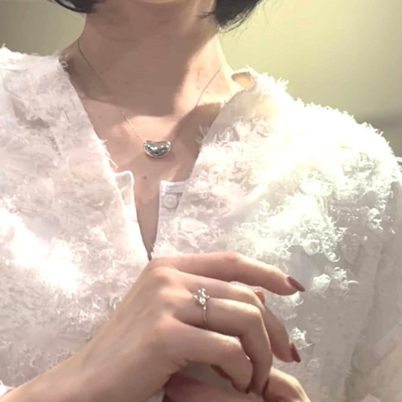 TIFFANY&CO.】2631 幸福ビーン ティファニー ネックレス／Elsa Peretti