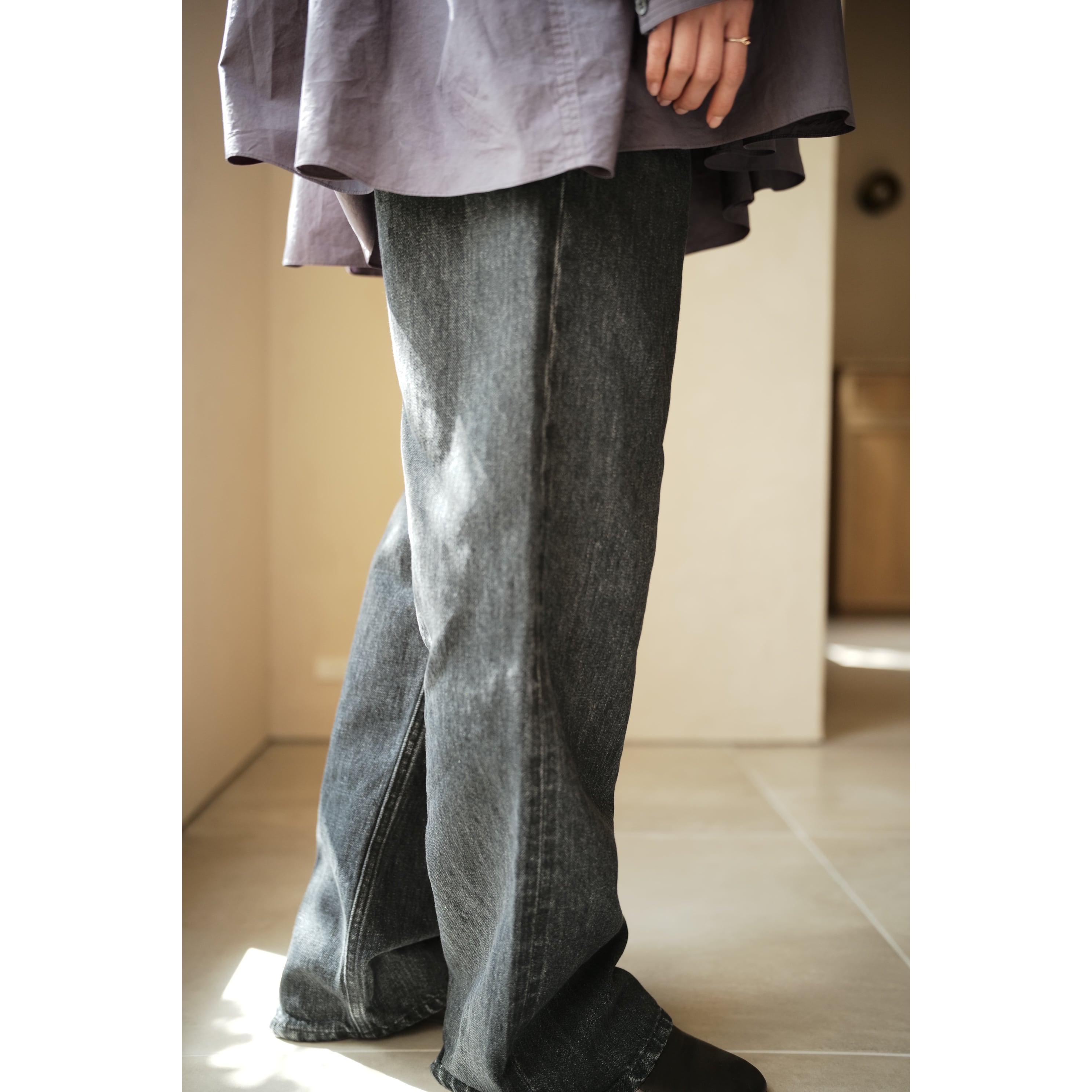 SP |STRAIGHT 5POKET (MEDIUMBLACK)