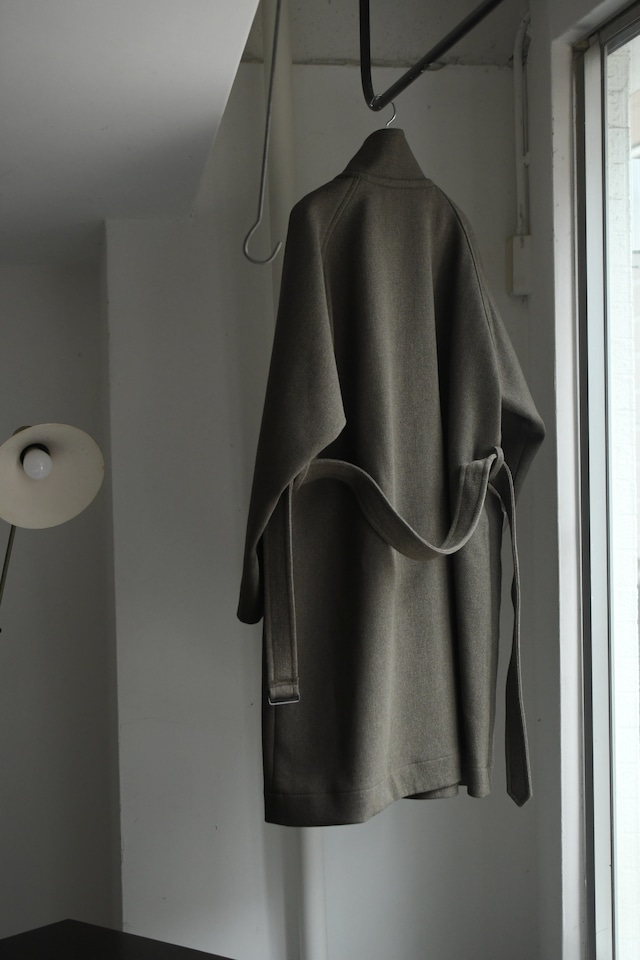 KAPTAIN SUNSHINE / Stand Collar Coat (Moss)