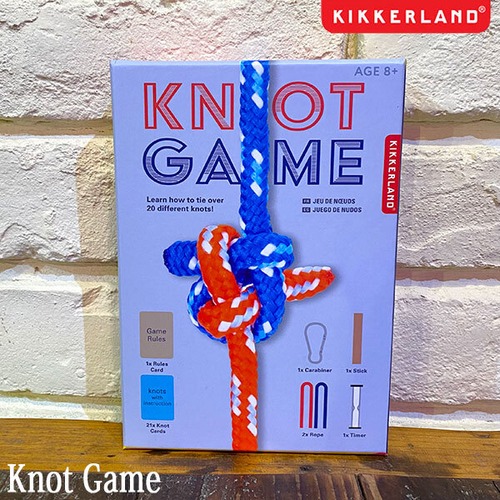 Knot Game ノット ゲーム ロープワーク アウトドア おもちゃ KIKKERLAND キッカーランド DETAIL