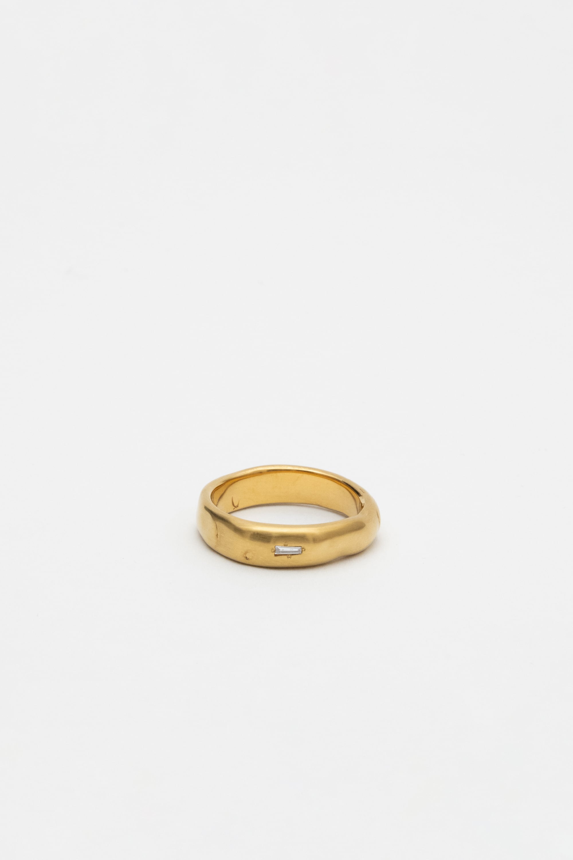 一水のリング (SV925/K18YGpt/Diamond) | MIKU FUKAMITSU