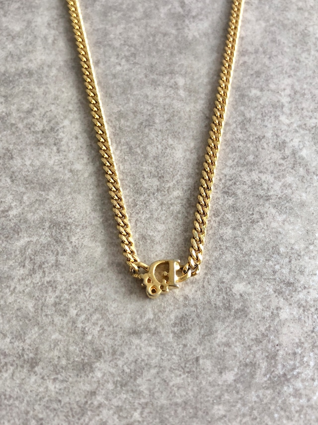 Christian Dior クリスチャン ディオール ネックレス ゴールド DIOR 喜平チェーン vintage ヴィンテージ オールド t2hpp4