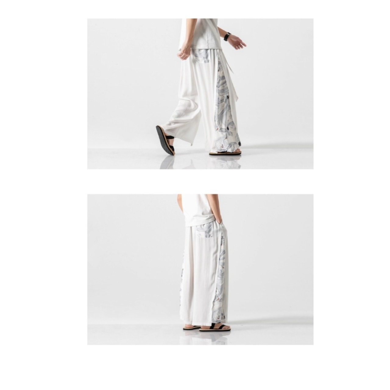 Pleated Panel Wide Pants TB2401・画像8