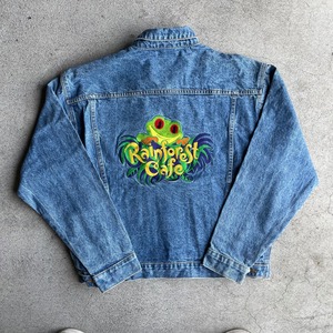 "rain forest cafe denim jacket"
