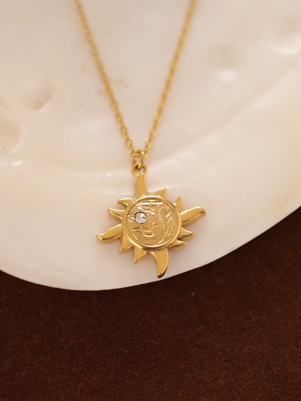 316L hawaiian sun necklace #n50 | rani